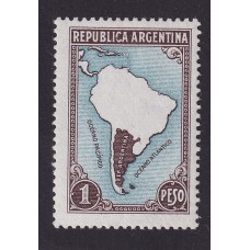 ARGENTINA 1935 GJ 770 ESTAMPILLA NUEVA CON GOMA PAPEL TIZADO U$ 90